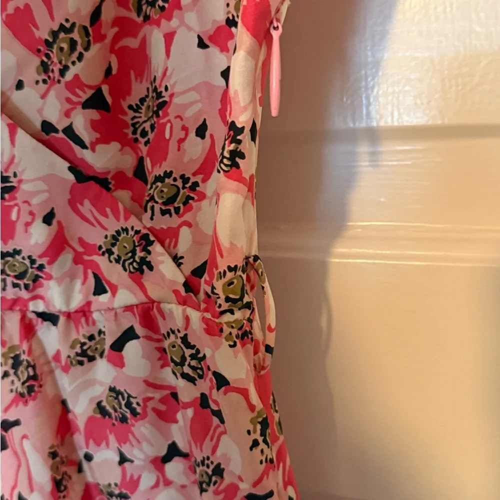 Juicy Couture Pink Floral Midi Dress - Picture 4 of 6